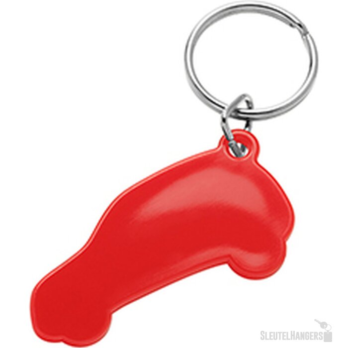 Sleutelhanger auto rood