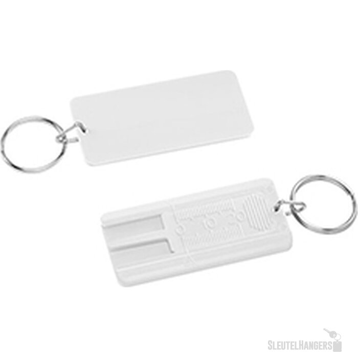 Sleutelhanger bandenprofiel wit