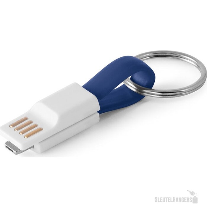 Riemann Usb Kabel Met 2 In 1 Aansluiting Royal Blauw