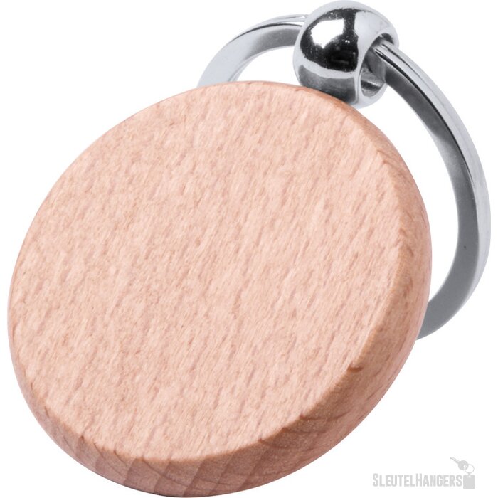 Beukenhout Sleutelhanger Naturel