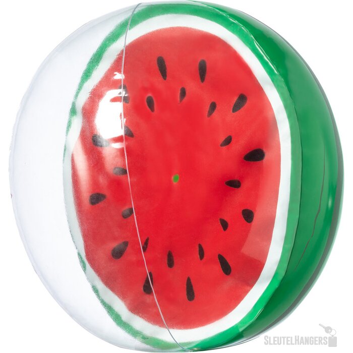 Strandbal met fruitdecoratie (Ø 28 cm) Groen