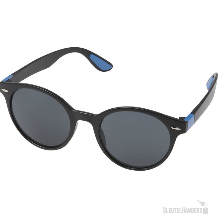 Steven ronde trendy zonnebril Process blauw