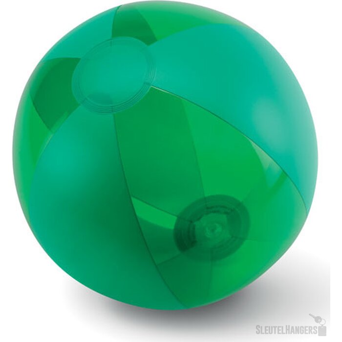 Strandbal met transparante vlakken (Ø 24 cm) Groen