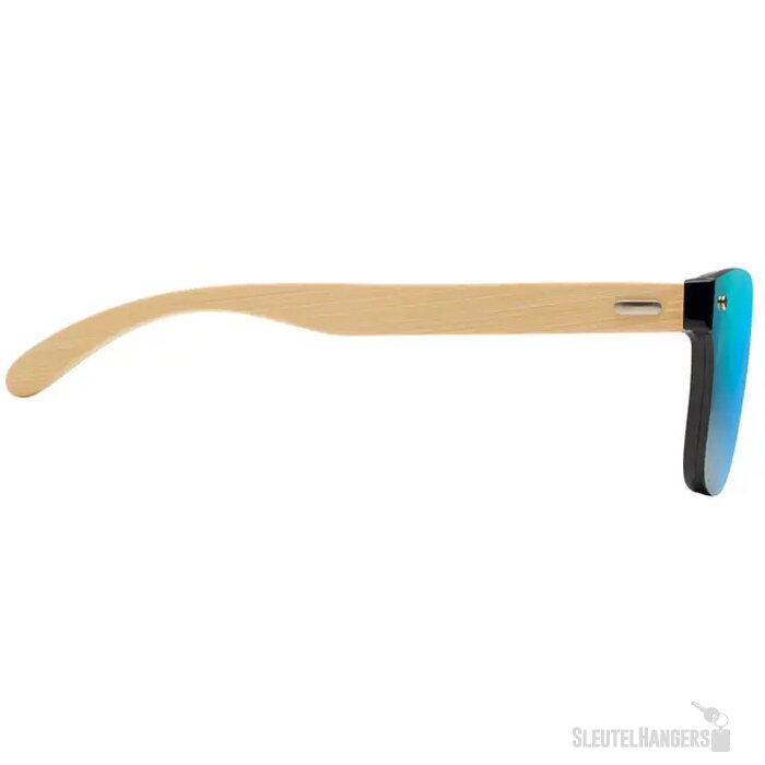 Zonnebril met all-over glas Blauw