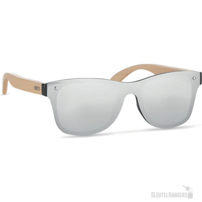 Zonnebril met all-over glas Zilver