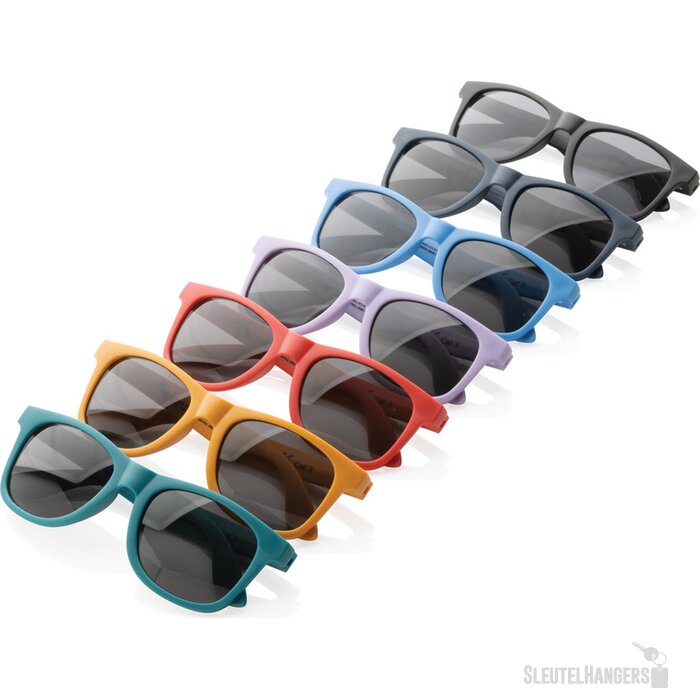 GRS zonnebril van gerecycled PP-plastic Rood