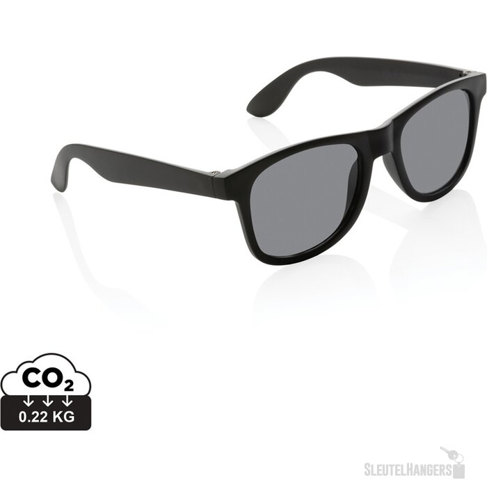 GRS zonnebril van gerecycled PP-plastic zwart