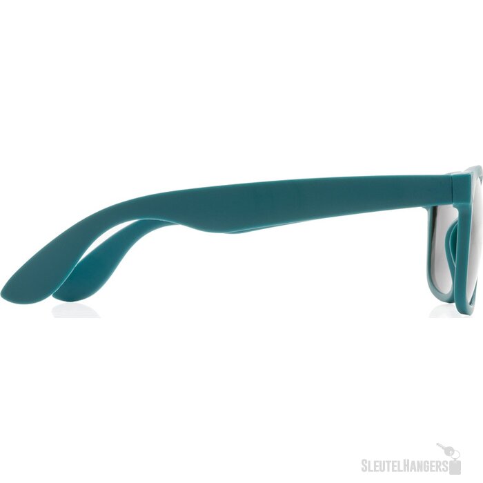 GRS zonnebril van gerecycled PP-plastic turquoise