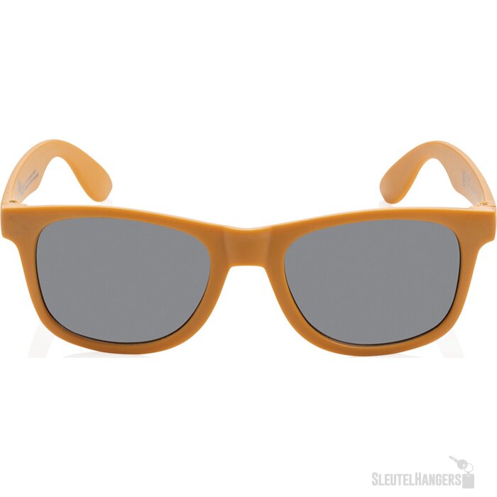 GRS zonnebril van gerecycled PP-plastic oranje