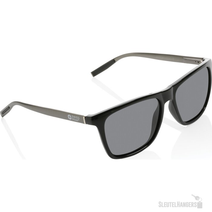 Swiss Peak RCS rplastic gepolariseerde zonnebril zwart