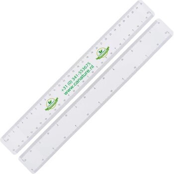 Mailing liniaal met 4 schalen (30 cm) Wit Mailing liniaal met 4 schalen (30 cm) Wit