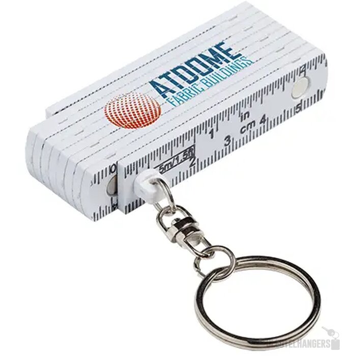 Duimstok/sleutelhanger 50 cm geijkt volgens EG ijknorm klasse 11