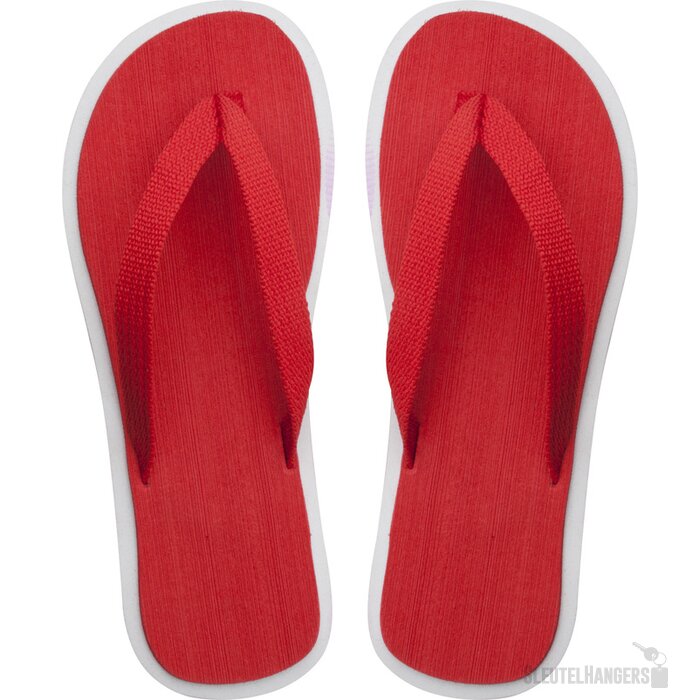 Cayman Strand Slippers Rood