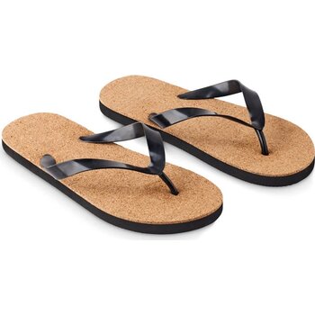 Kurk teenslippers Zwart Kurk teenslippers Zwart