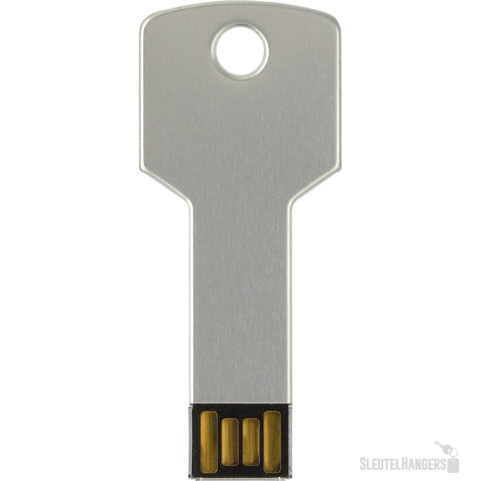 USB stick 2.0 key 8GB zilver