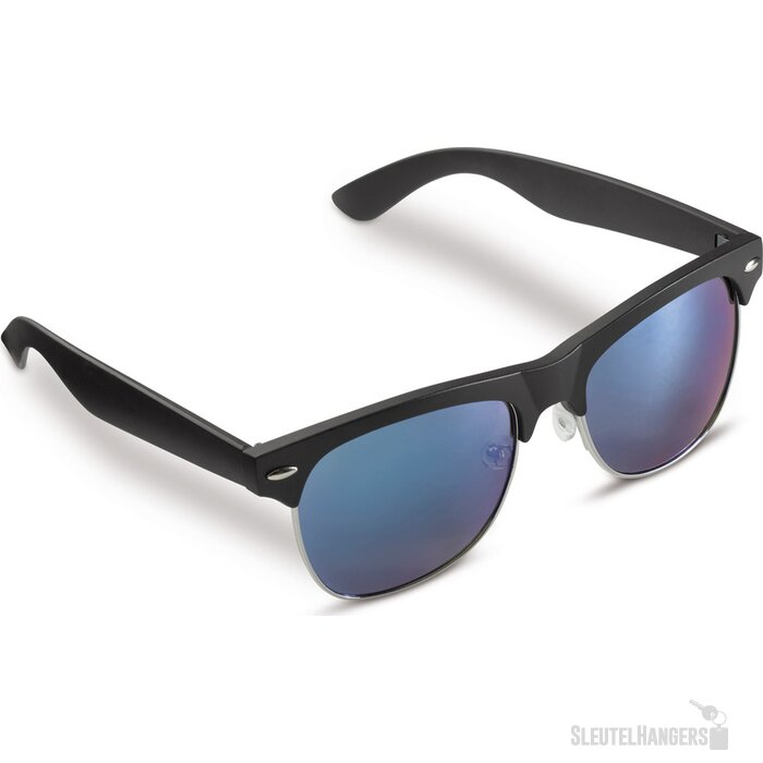 Clubmaster zonnebril Zwart