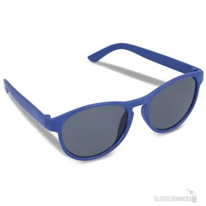 Eco zonnebril met hip design Blauw