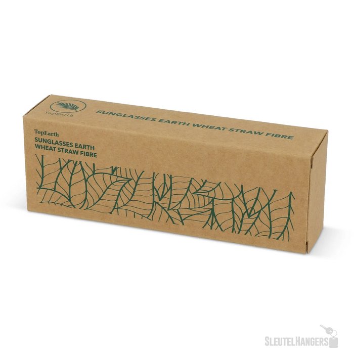 Eco zonnebril met hip design Blauw