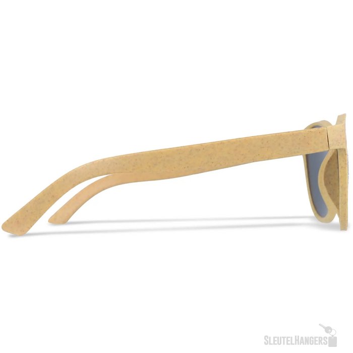 Eco zonnebril met hip design Geel