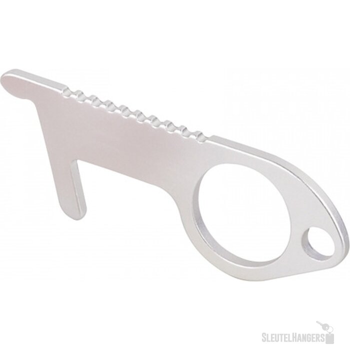 Clean hands sleutelhanger zilver