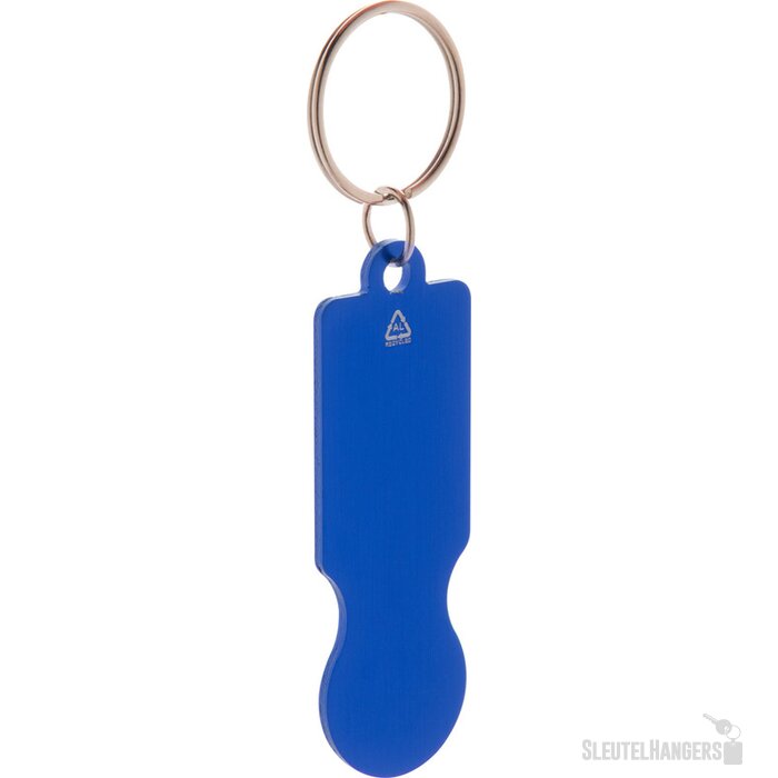 Ralucart Winkelwagenmunt Sleutelhanger Blauw