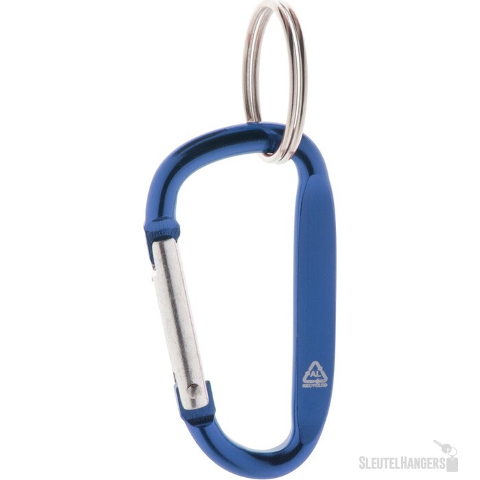 Gerecyclede Aluminium Karabijnhaak Blauw
