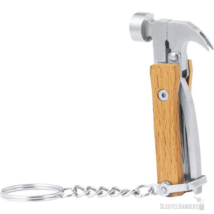 Meniok Multi Tool Sleutelhanger Natuurlijk