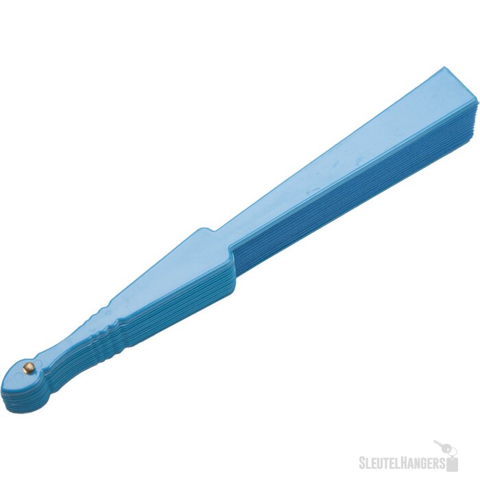 Plastic Waaier Lichtblauw