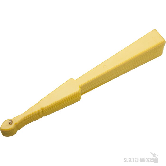 Plastic Waaier Geel
