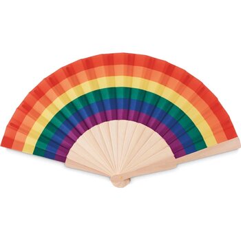 Regenboog waaier Veelkleurig Regenboog waaier Veelkleurig