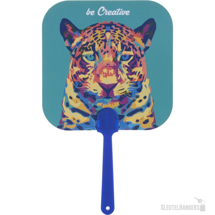 Waaiers Met Blad In Eigen Vorm Blauw