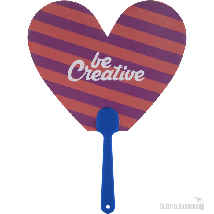 Waaiers Met Blad In Eigen Vorm Blauw