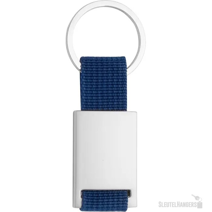 Sleutelhanger Met Polyester Koord Blauw