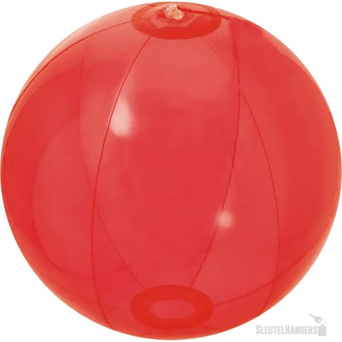 Doorzichtige Strandbal (Ø 28 Cm) Rood