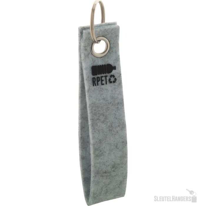Goedkope Vilt Sleutelhanger Grijs