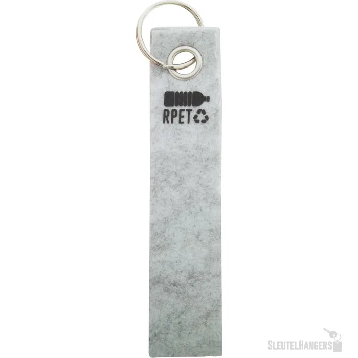 Goedkope Vilt Sleutelhanger Grijs