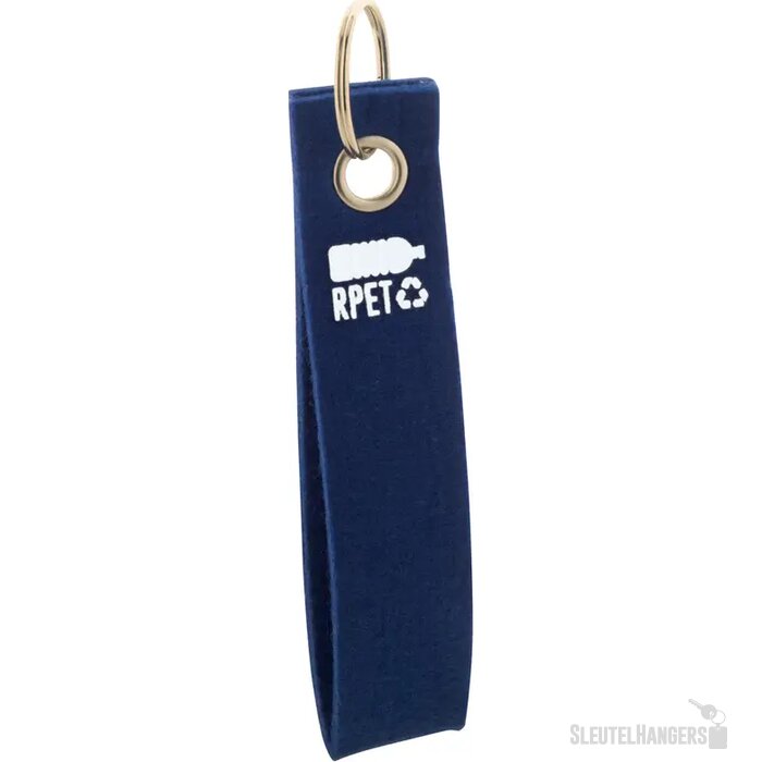 Goedkope Vilt Sleutelhanger Blauw