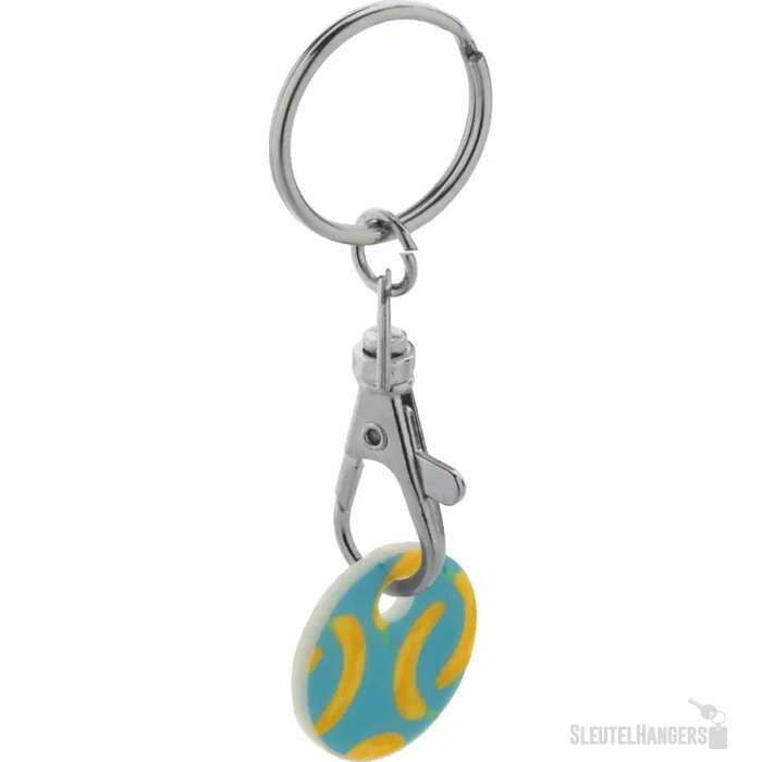 Plastic Winkelwagenmuntje Wit