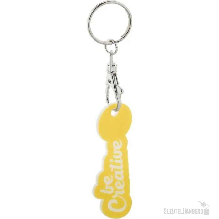 Custom Winkelwagenmunt In Eigen Vorm Wit