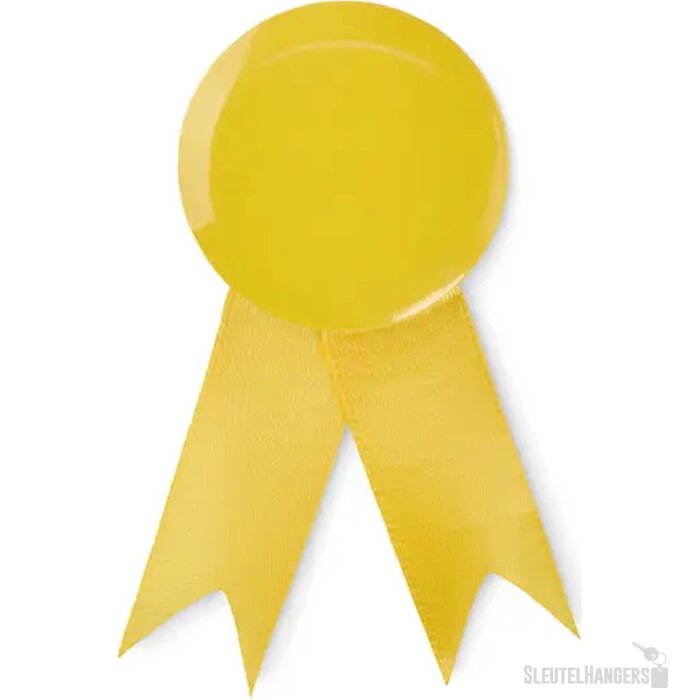 Speld met lint Lazo geel
