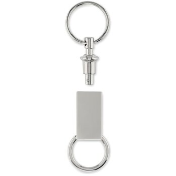 2-in-1 sleutelhanger Zilver 2-in-1 sleutelhanger Zilver