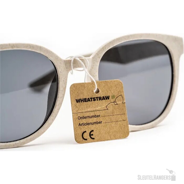 Modieuze Tarwestro Zonnebril Naturel