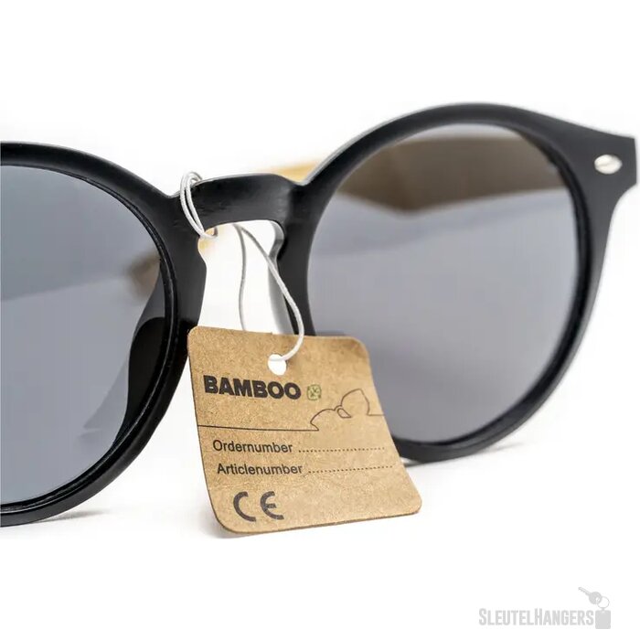 Eco Zonnebril Met Modieus Montuur Zwart