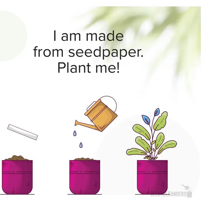 Seed Paper Lanyard Keycord Wit