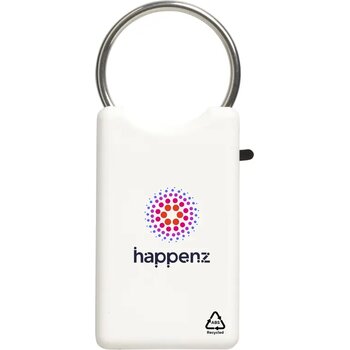 Safe Grs Recycled Key Ring Sleutelhanger Wit Safe Grs Recycled Key Ring Sleutelhanger Wit
