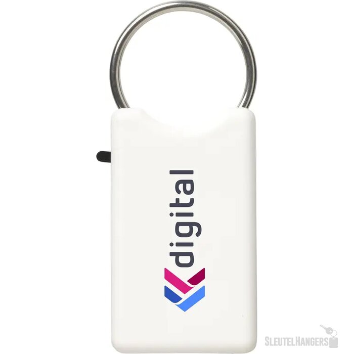 Safe Grs Recycled Key Ring Sleutelhanger Wit