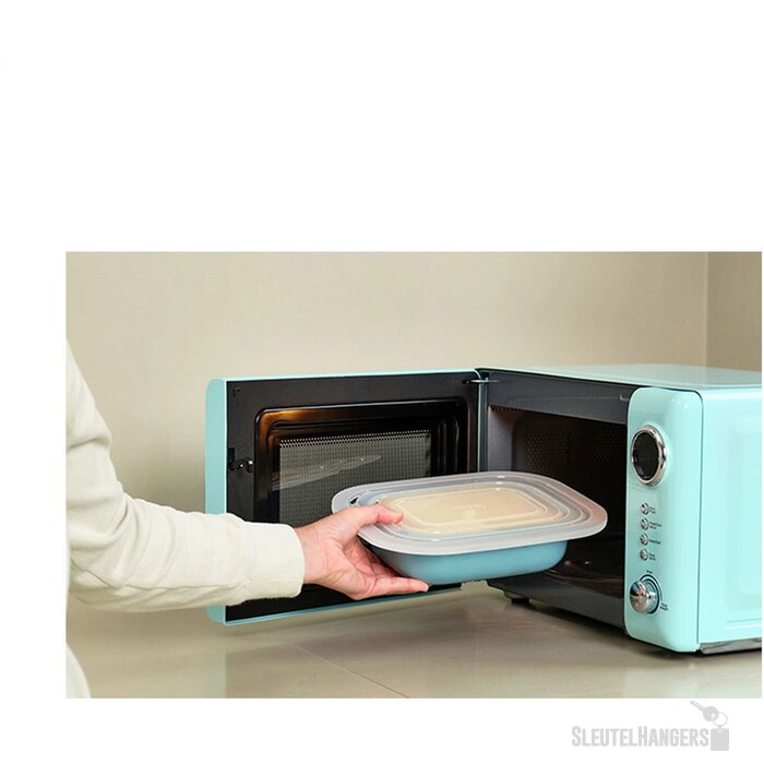 Rechthoekige Mepal Broodtrommel Zwart