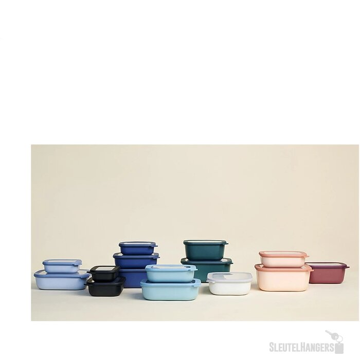 Rechthoekige Mepal Broodtrommel Zwart