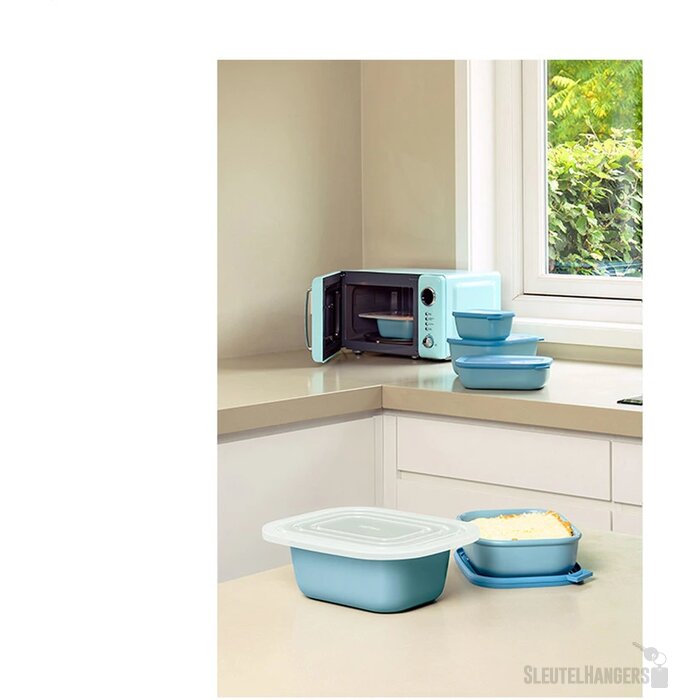 Rechthoekige Mepal Broodtrommel Blauw