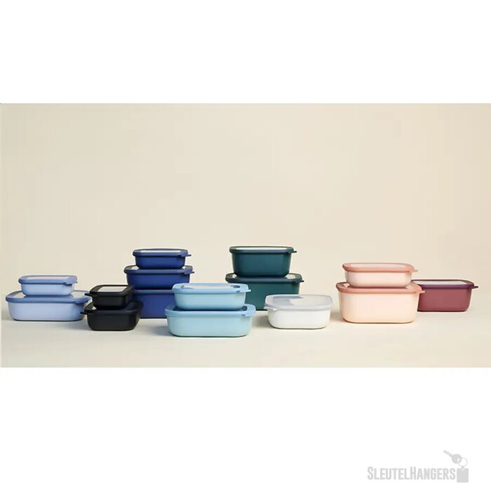 Rechthoekige Mepal Broodtrommel Kobaltblauw